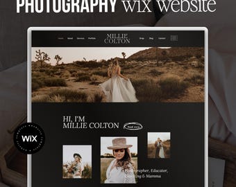 Wix Website Template | Wix Website Theme Design | Premade Wix Website | Diy Website | Wix Web Design | Business website Wix Shop