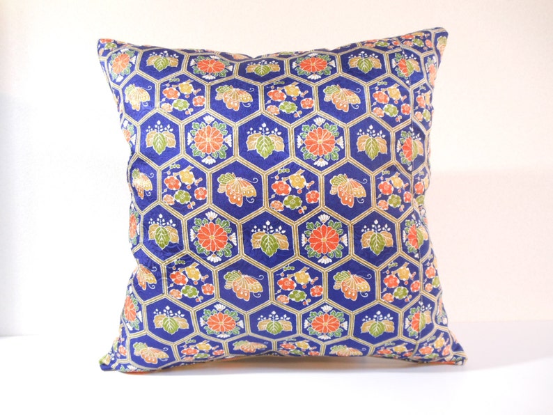 Japanese Kimono Pillow 097 decorative pillow 16x16 Etsy 日本