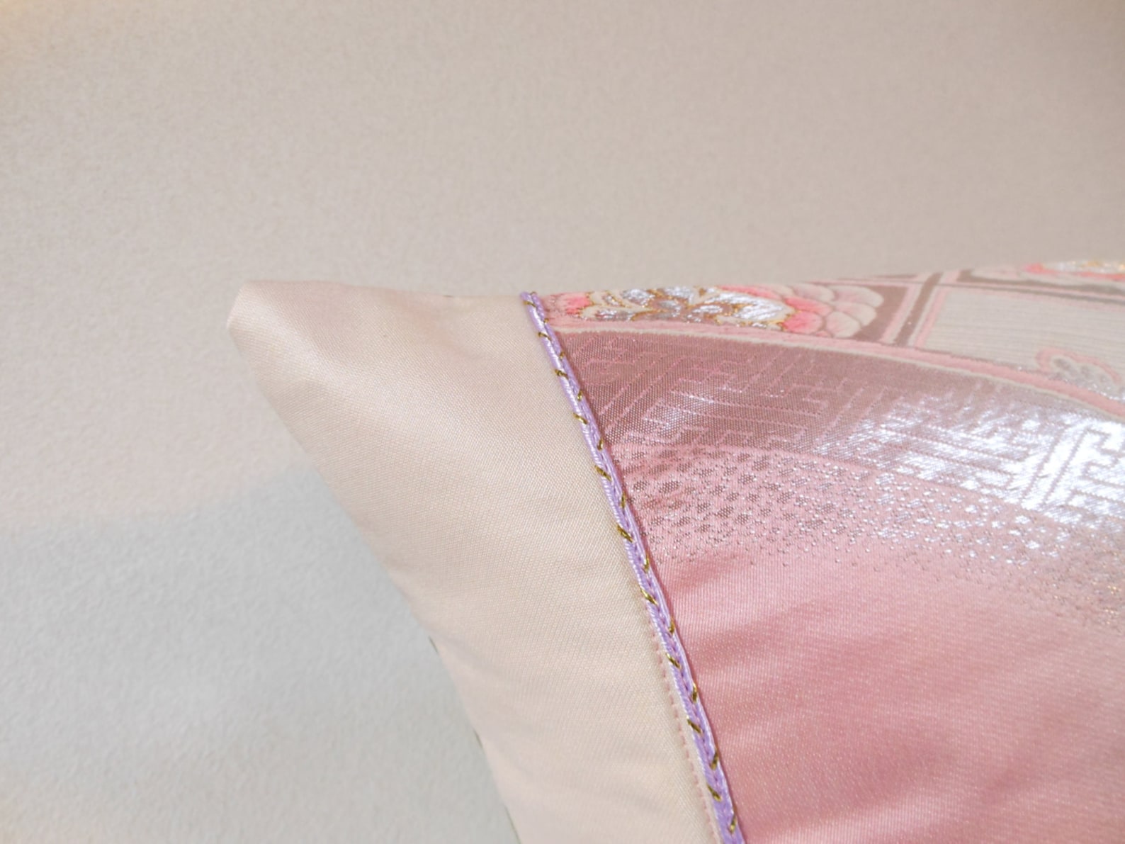 Japanese Silk Kimono Obi Pillow 303 Decorative Pillow Etsy