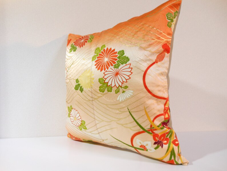 Japanese Kimono Pillow 323 Decorative Pillow 16x16 Etsy