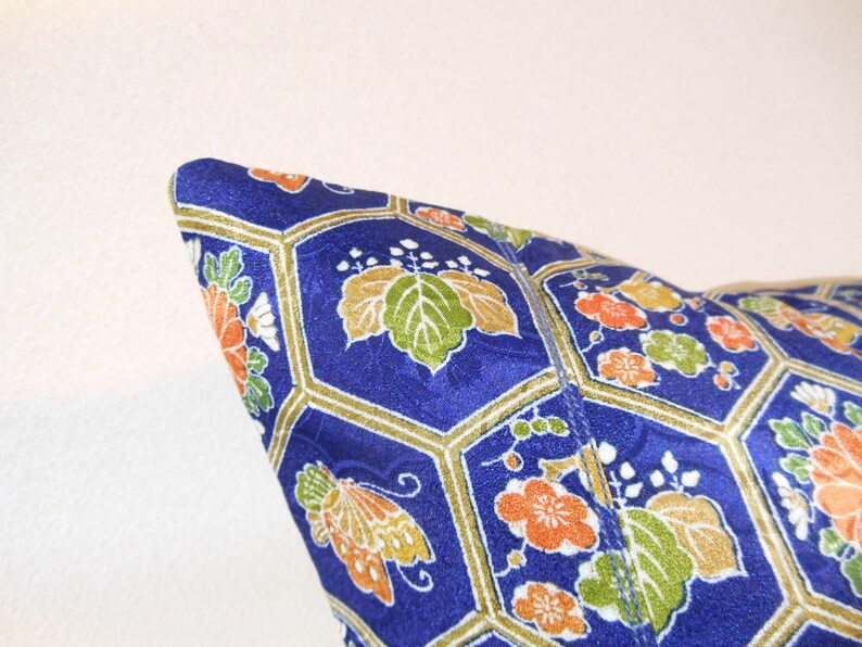 Japanese Kimono Pillow 267 Decorative Pillow 16x16 Etsy