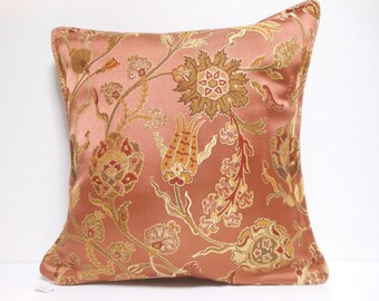 Ottoman Style Fabric Pillow | 034 | decorative pillow | 16x16 |,accent pillows,throw pillows,sofa pillows,couch pillows,designer pillows