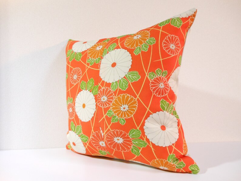 Japanese Fabric Pillow 280 Decorative Pillow 16x16 Etsy