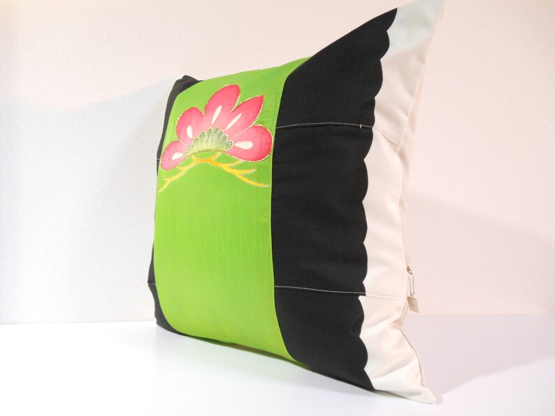 Japanese Kimono Pillow 161 Decorative Pillow 16x16 Etsy