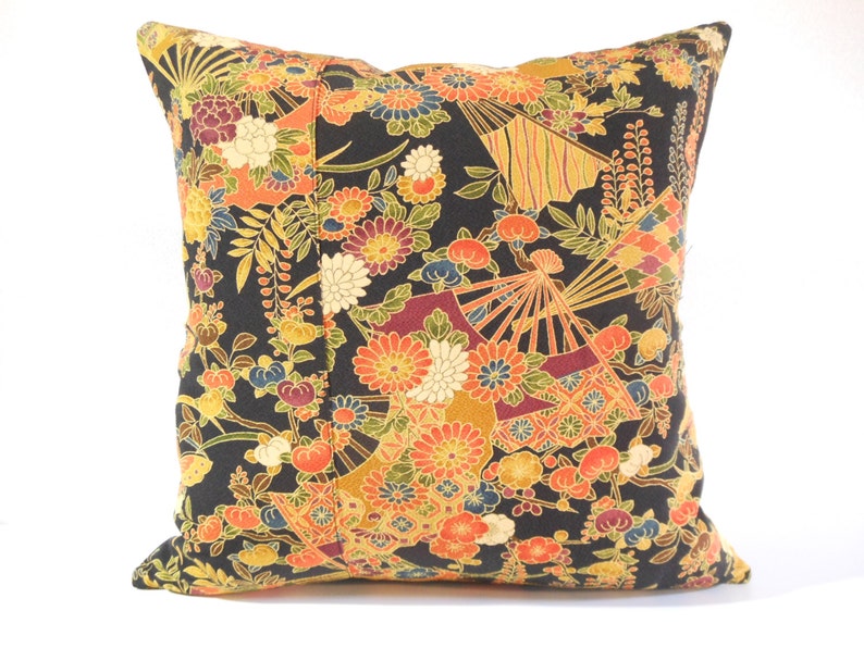 Japanese Kimono Pillow 1001 Decorative Pillow 16x16 ,accent Pillows,throw Pillows,sofa Pillows