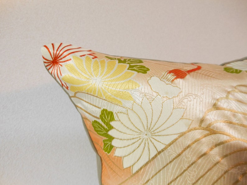 Japanese Kimono Pillow 331 Decorative Pillow 16x16 Etsy