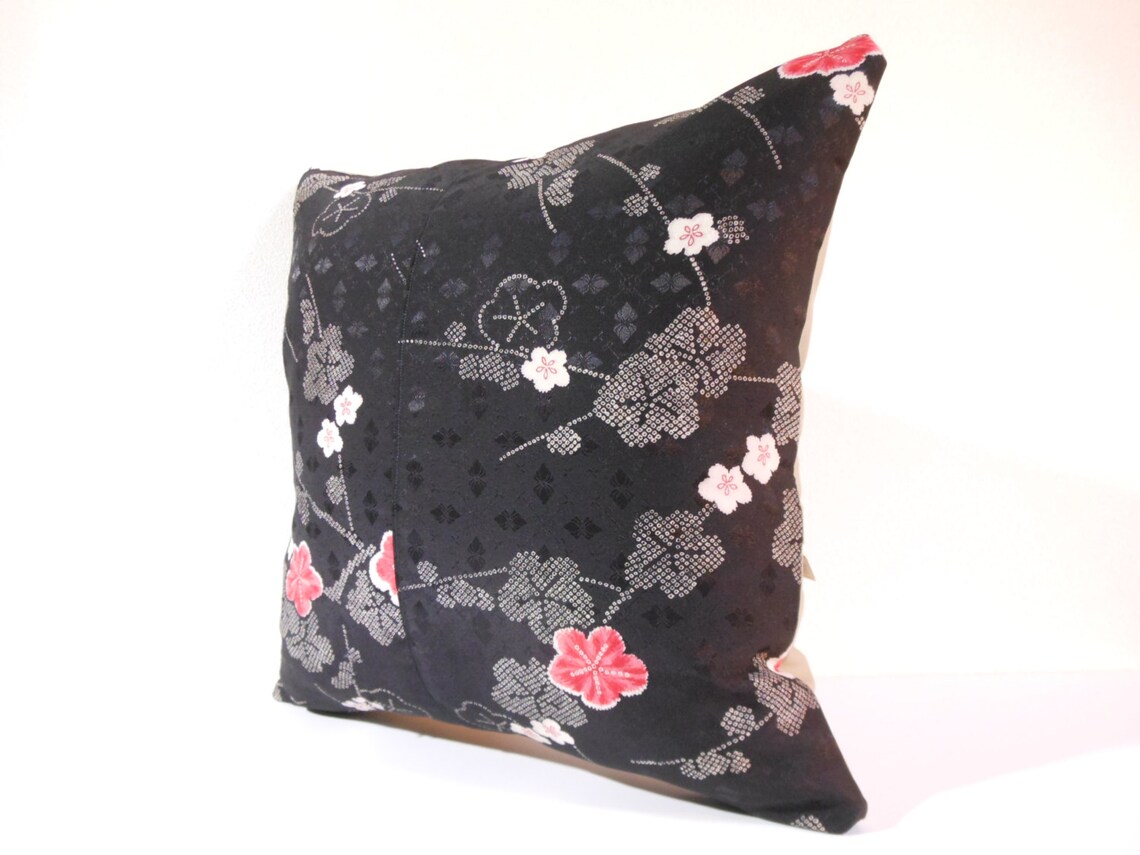Japanese Fabric Pillow 531 Decorative Pillow 16x16 ,accent Pillows