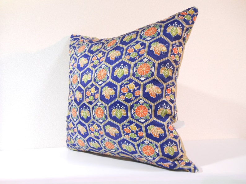 Japanese Kimono Pillow 267 Decorative Pillow 16x16 Etsy