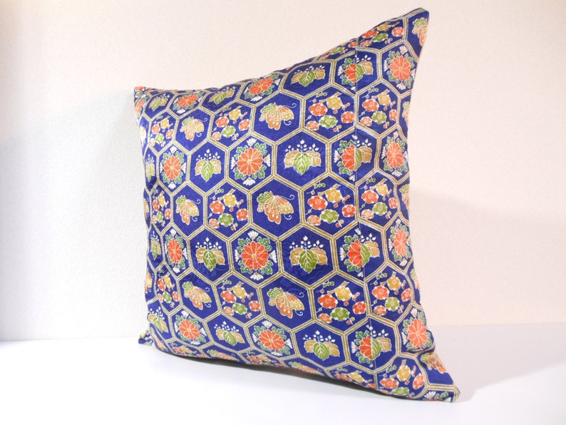 Japanese Kimono Pillow 097 decorative pillow 16x16 Etsy 日本