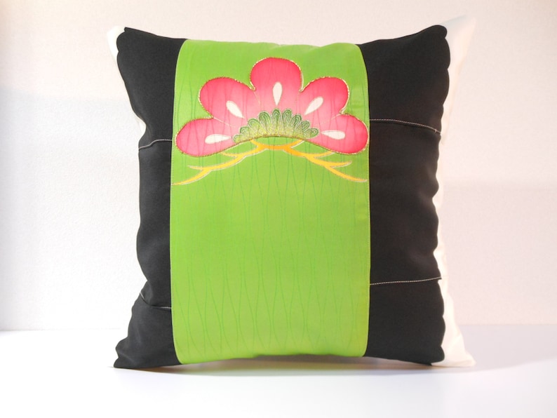 Japanese Kimono Pillow 161 Decorative Pillow 16x16 Etsy