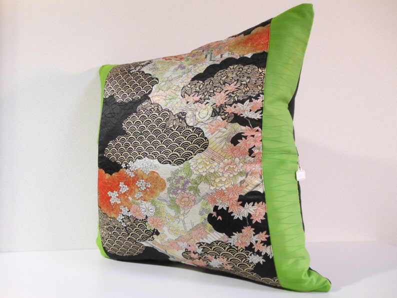 Japanese Kimono Pillow 247 decorative pillow 18x18 ,accent pillows