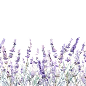 10 lavendel clipart l zachte paarse lavendel bloemen rand l JPG digitale download l afdrukbare aquarel clipart l junk Journal l Paper Craft