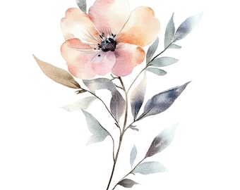 花のパステル画 A4サイズ La Vie en Rose | Maki Miyagawa ｜インテリア絵画 アートの専門通販