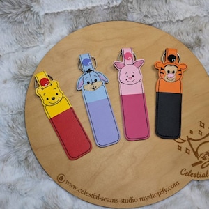 Chapstick, backpack, keychain
