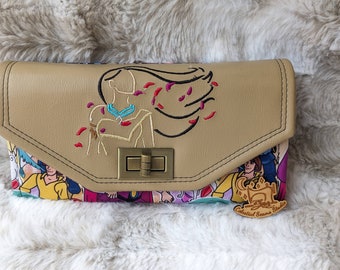 Pocahontas, disney, wallet, wristlet, gift, embroidered