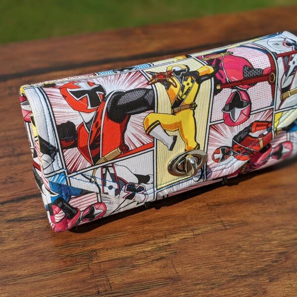 Power Rangers Wallet Etsy