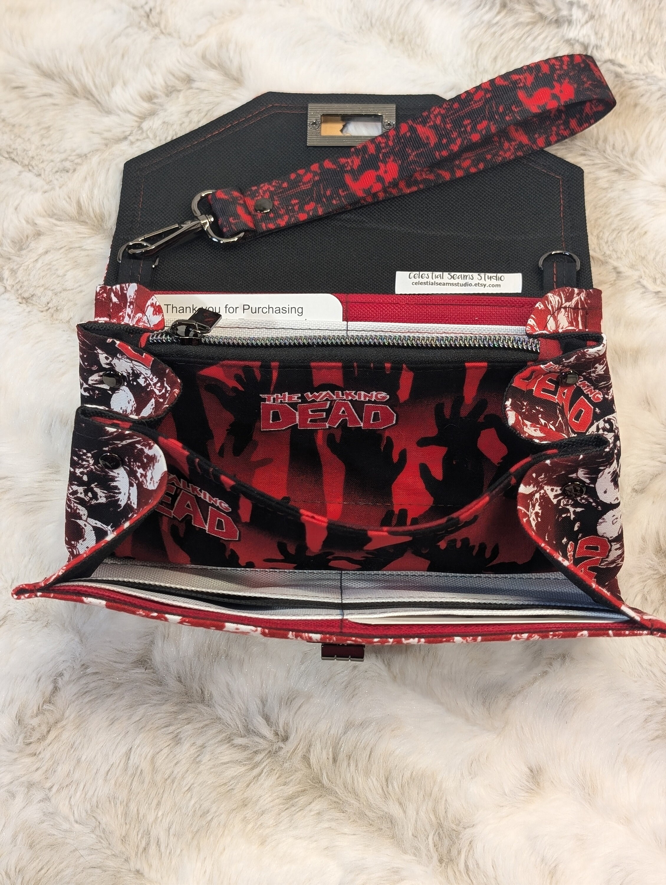 Walking Dead, AMC, Zombie, Zombies, Dead Inside, Wallets - Etsy