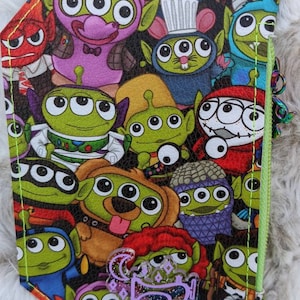 Toy Story Alien Wallet: Faux Leather Card Holder, Coin Pouch
