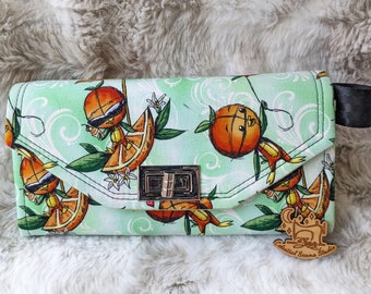 Orange Bird, Easter Egg, Diz, wallets, wristlet