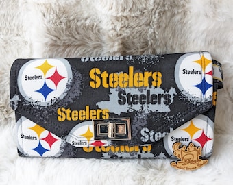 Camo, Pittsburgh Steelers wristlet, football, NFL, afc, Steelers, Pittsburgh, Superbowl, Steelers Nation