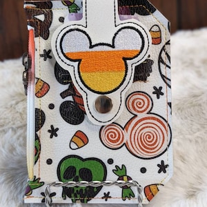 Halloween, mouse treats, candy themed wallet, money clip