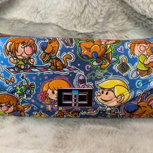 RTS, Scooby Doo, dog, mystery, cartoon, wallet, wristlet, gift for her