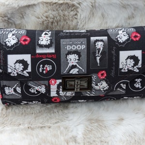 Betty Boop  Made to Order Wallet, Cluth, wristlet, portraits, vintage movies
