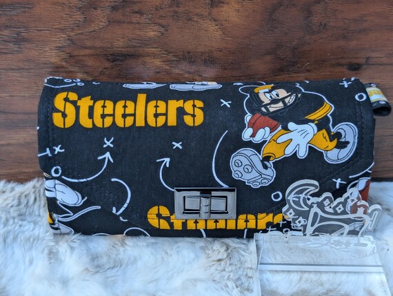 Pittsburgh Steelers wristlet football NFL afc Steelers Pittsburgh Superbowl Steelers Nation mouse Mickey mouse