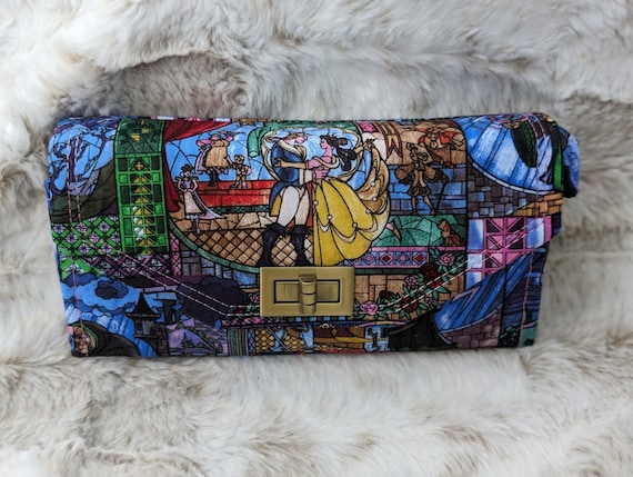 Disney, Beauty and the Beast, Wallet, Wristlet, - Etsy