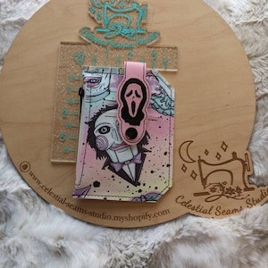 Horror themed wallet, money clip