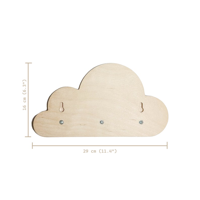 Wandhaken für Kinder, Wolken Wandhaken, Baby Shower Geschenk, Kinderzimmer Dekor, Wolke Kinderzimmer Dekor, Abenteuer Dekor, Wolken Wand Aufhänger Bild 5