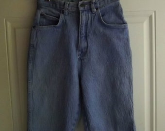 5-Pocket High Waist Stretch Jeans by Pure Jeanswear, Size 7, Vintage 80's