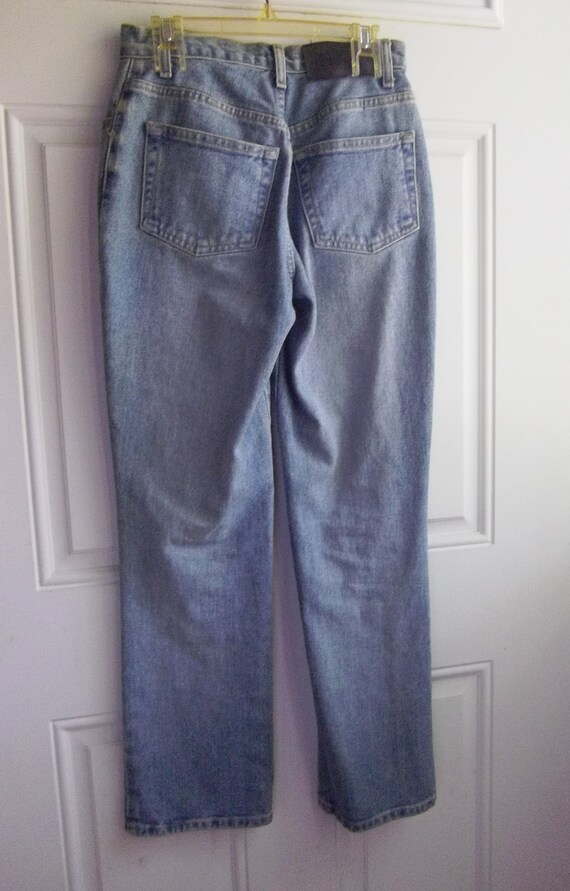 NY&CO High-Waist Boot Cut Blue Jeans, Size 2 Peti… - image 4