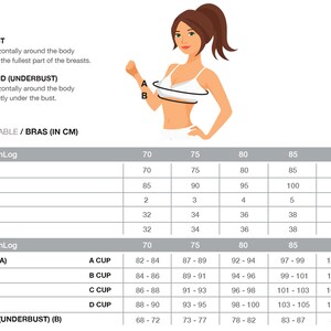 Push-up Bra White, removable straps image 4