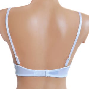 Push-up Bra White, removable straps image 2