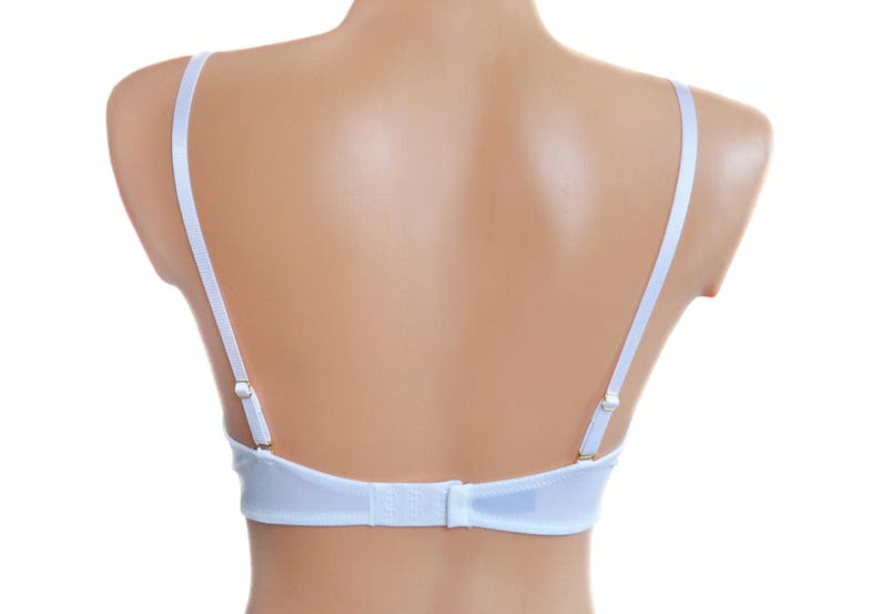 Push-up Bra White, removable straps image 2