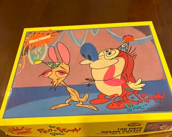 Nickelodeon 90s Cartoons 300 Piece Jigsaw Puzzle Rugrats Ren & Stimpy Hey Arnold for sale online 