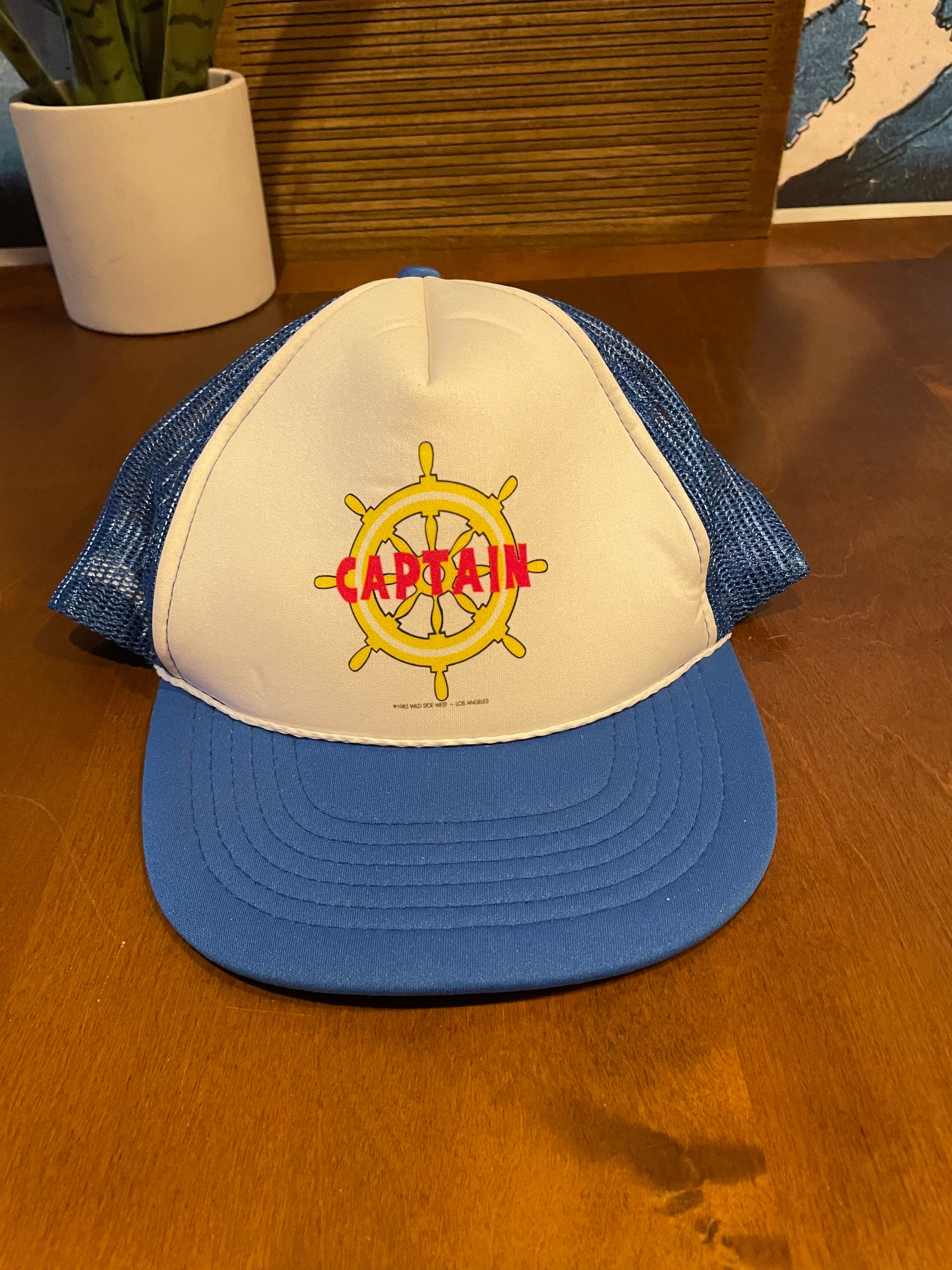 Captain boat trucker SnapBack hat Etsy