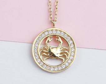 Sterling Silver Zodiac Necklace: Personalized Astrology Jewelry