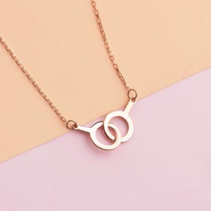 Personalized Gender Symbol Necklace • Sterling Silver Feminist Necklace • Custom Double Venus Pendant • Lesbian Necklace • Pride Necklace