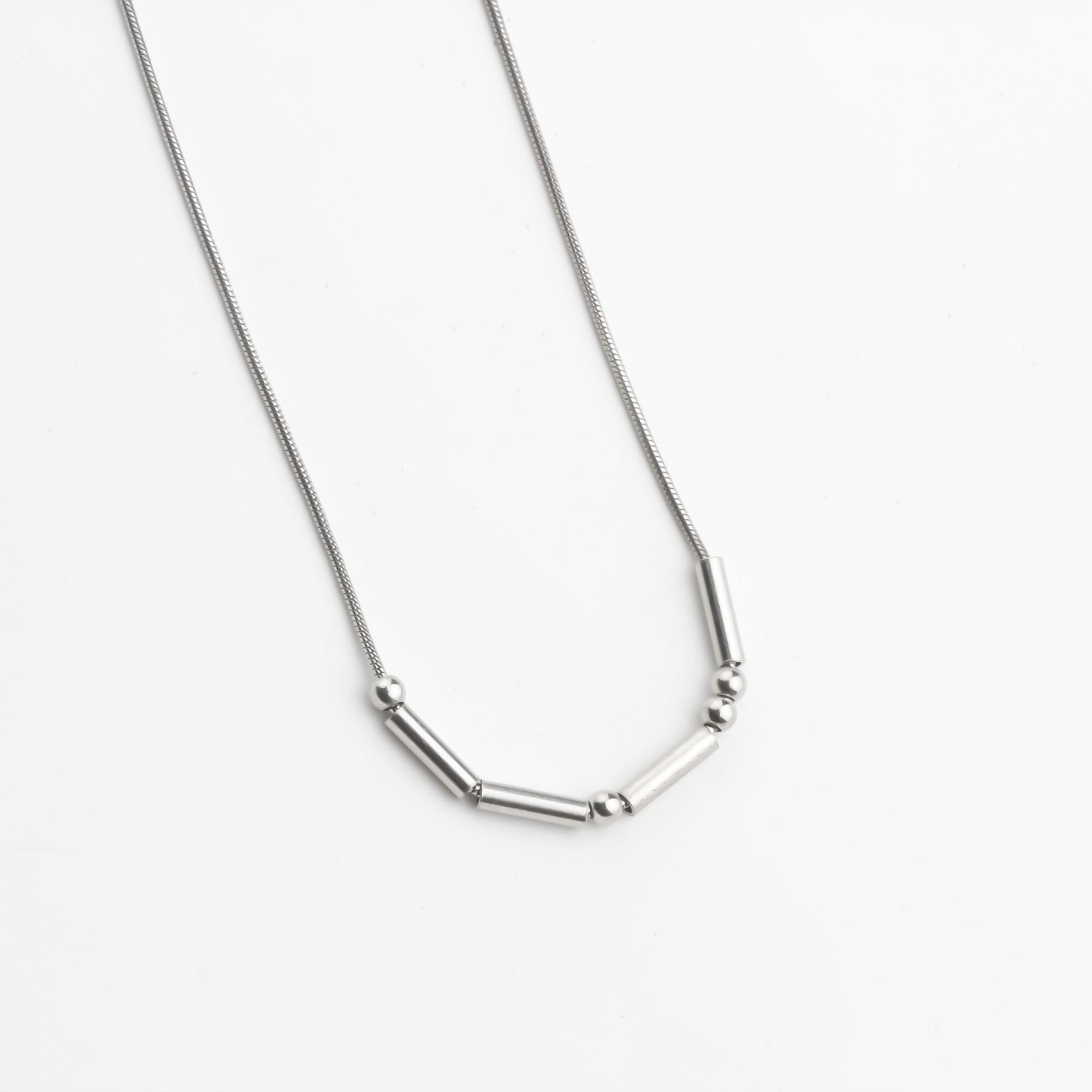 Custom Morse Code Sterling Silver Necklace: Personalized Hidden Message ...