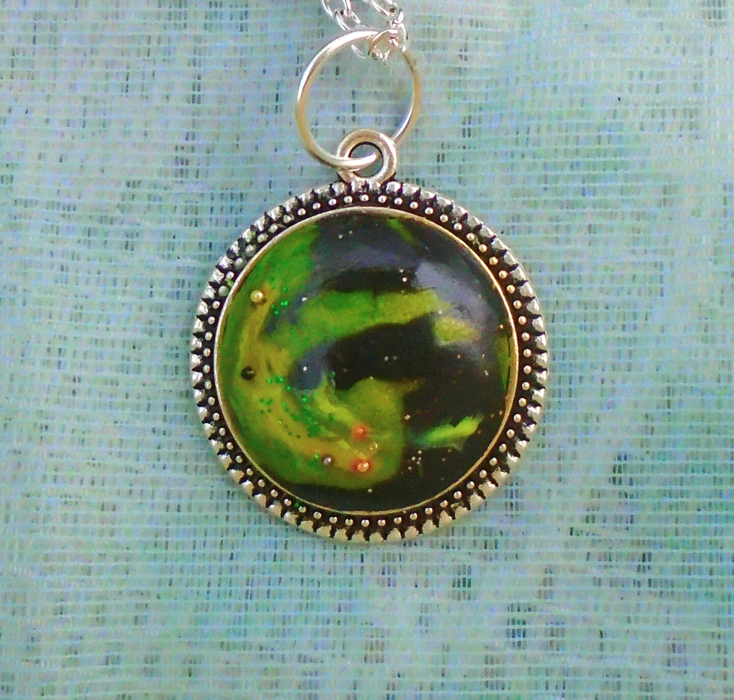 Galaxy Necklace Nebula Necklace Galaxy Jewellery Space Etsy UK