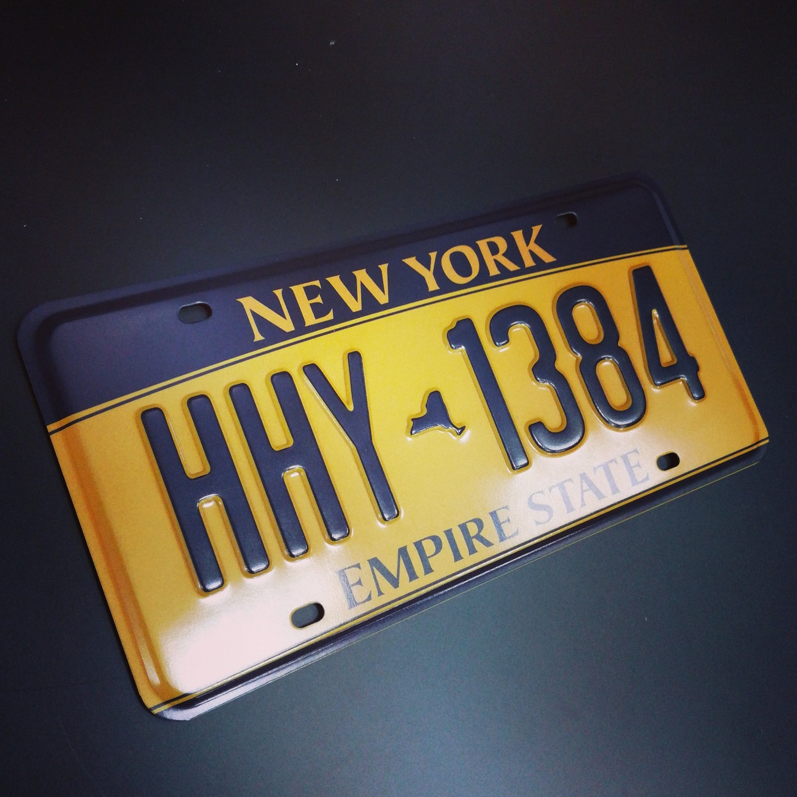 American embossed license plate New York. The price is for 1 Etsy