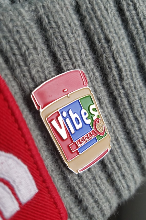 Glass Animals band Gooey Peanut Butter Vibes hat pin Etsy