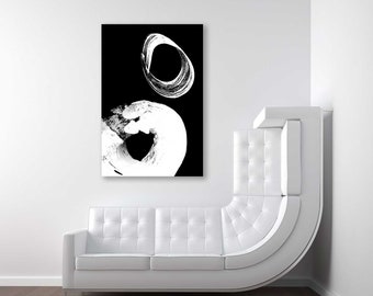 Canvas art black | Etsy