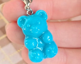 Gummy Bear Clay Charm , Knitting Marker