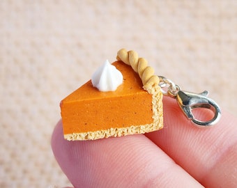 Pumpkin Pie Charm , Halloween Charms
