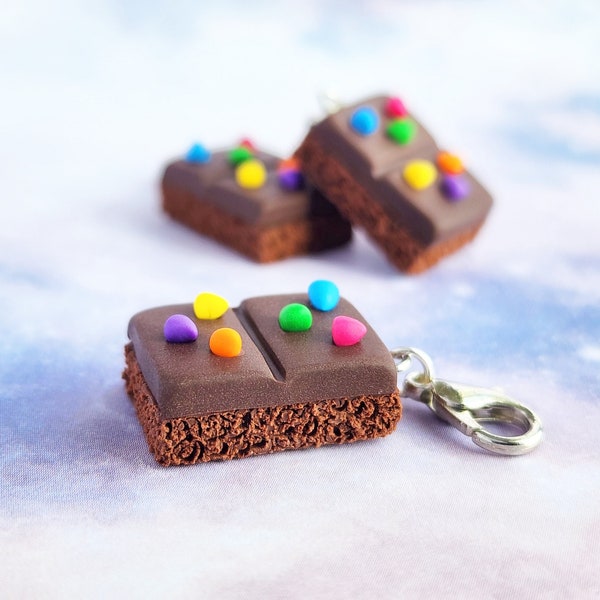 Mini Galaxy Brownie Charm , Foodie Charm