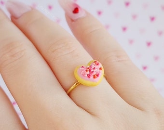 Valentine's Day Sugar Cookie Heart Ring