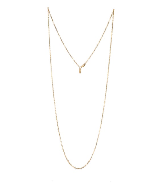 Long Simple Gold Plated Chain 60cm Chain 85 Cm Chain Chain Necklace plain Chain classic Simple Necklace chain Only Necklace trace Chain Etsy